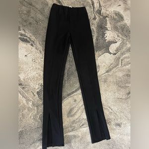 Adika black slit pants